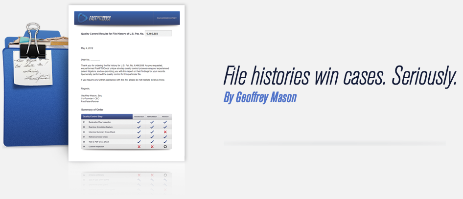 File histories win cases